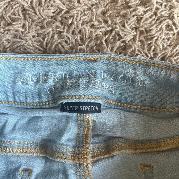 American Eagle Outfitters Light Blue Jean Shorts - Picture 3 of 6